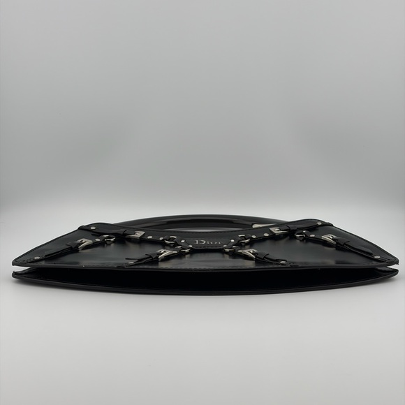 Dior Vintage RARE MINI 2003 Fall Bondage Clutch Limited Edition John Galliano - Picture 7 of 12